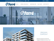Tablet Screenshot of finquesfarre.com